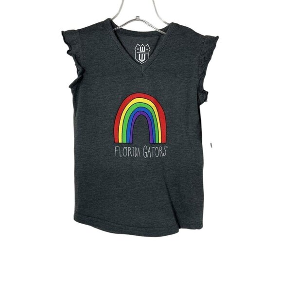 Wes And Willy Other - Wes And Willy Florida Gators Toddler Shirt Size 3T Rainbow Graphic Charcoal Gray